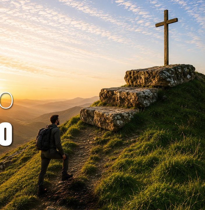 Cruz no alto do monte